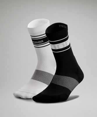Power Stride Crew Sock 2 Pack *Stripe | Women's Socks