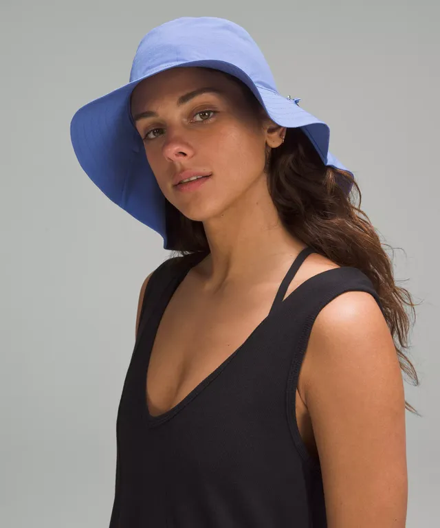 Women's Cinchable Wide Brim Bucket Hat, Hats