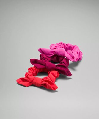 Uplifting Bow Scrunchies 3 Pack | Women's Hair Accessories