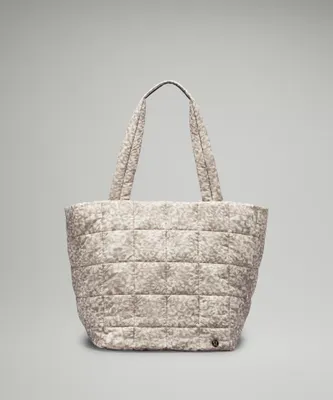 Quilted Grid Tote Bag 26L | Women's Bags,Purses,Wallets