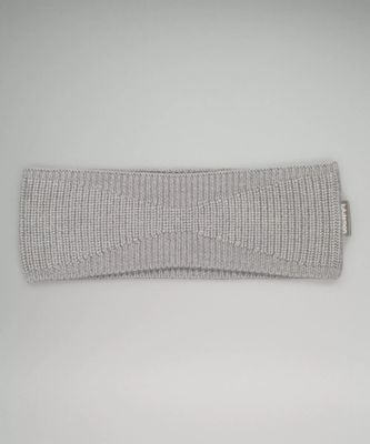 Women's Ribbed Merino Wool-Blend Knit Ear Warmer | Women's Hats