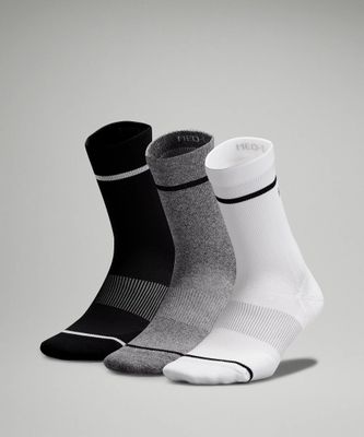 Women's Power Stride Crew Sock Stripe *3 Pack | Socks