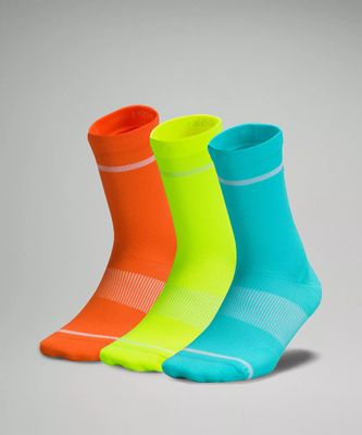 Women's Power Stride Crew Sock 3 Pack *Stripe | Socks