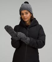 Women's Textured Fleece-Lined Knit Cozy Set *Online Only | Hats