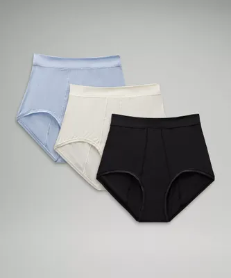 UnderEase Ribbed High-Waist Brief *3 Pack | Women's Underwear