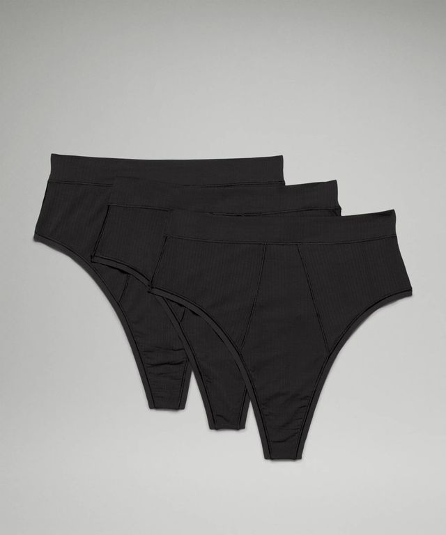 LULULEMON InvisiWear Mid-Rise Boyshort Underwear 3 Pack Size