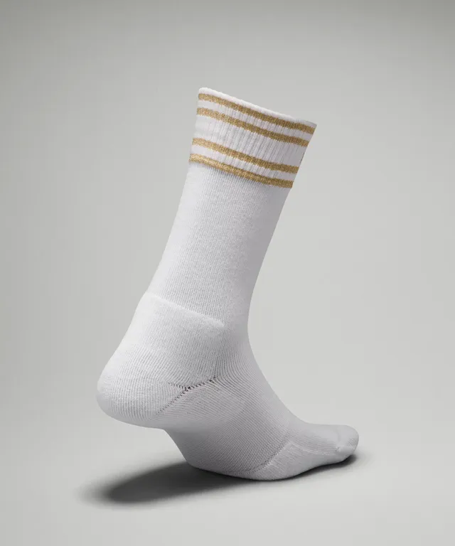 lululemon athletica Power Stride Crew Socks Stripe 3 Pack - Color