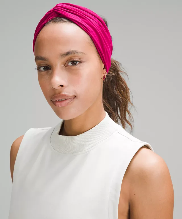 Lululemon athletica Women's Ribbed Nulu Twist-Front Headband, Hair  Accessories