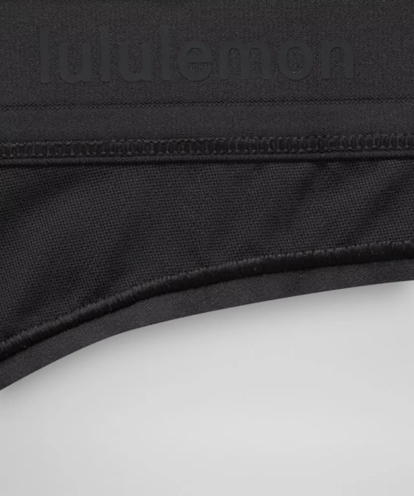 Lululemon athletica Nulu Mesh Logo Dipped-Waist Thong Underwear