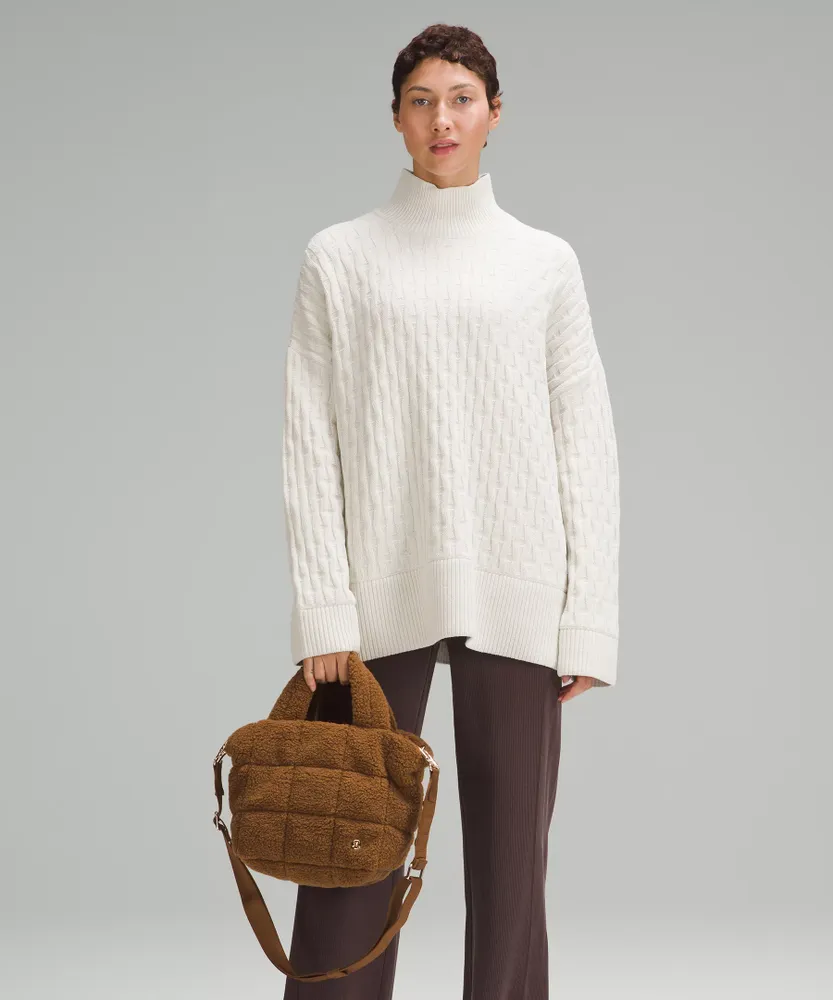 Quilted Grid Crossbody Bag 5L *Fleece | Women's Bags,Purses,Wallets