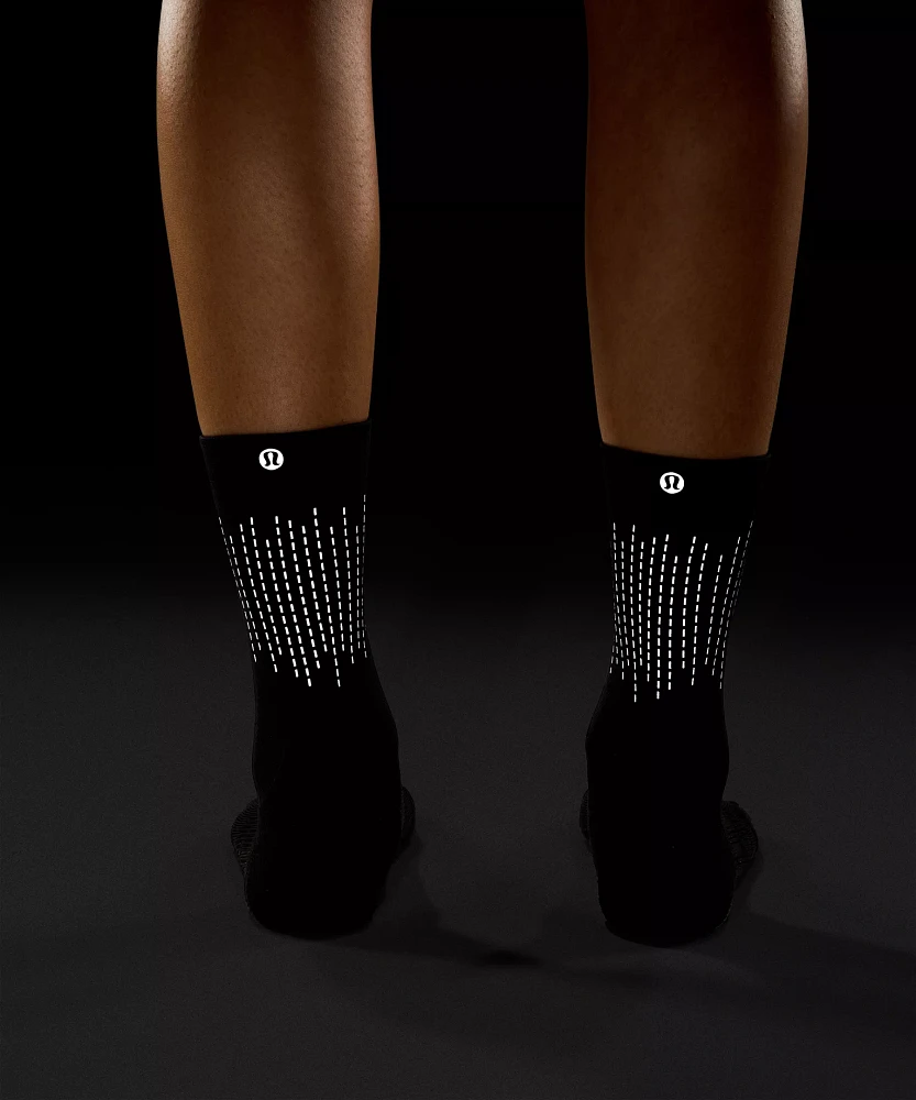 Women's Power Stride Crew Socks *Reflective |