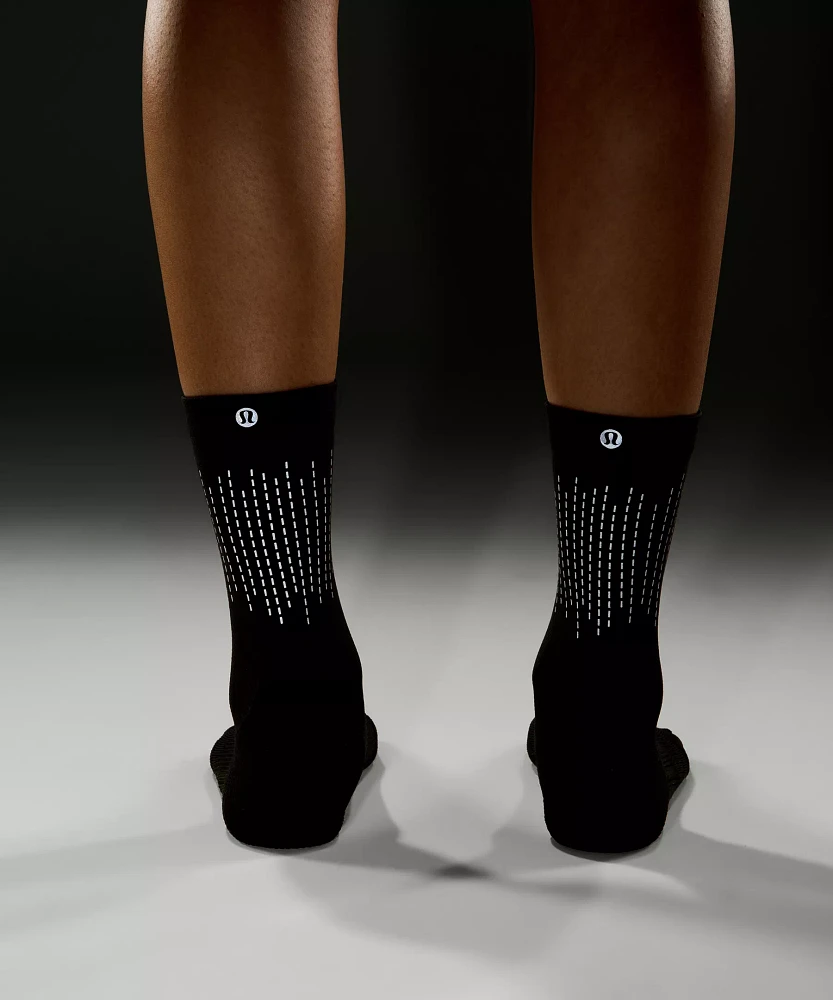 Women's Power Stride Crew Socks *Reflective |