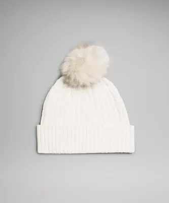 Women's Cable Knit Pom Beanie | Hats
