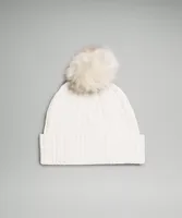 Women's Cable Knit Pom Beanie | Women's Hats