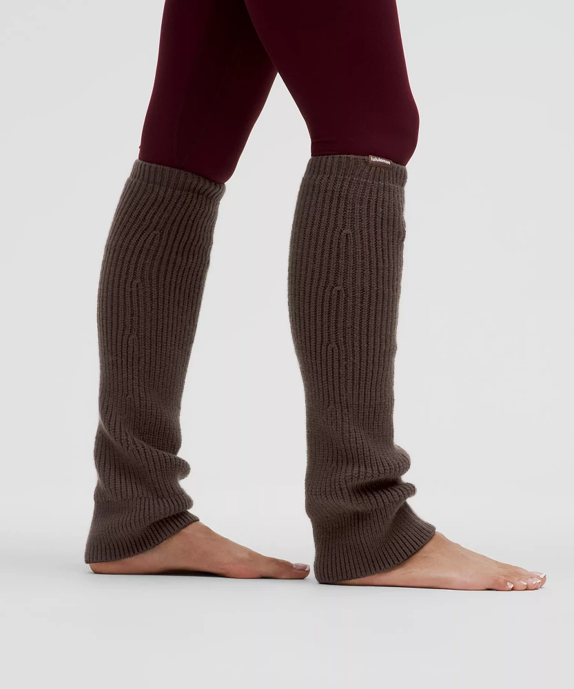 Women's Ribbed Knit Merino Wool-Blend Leg Warmer | Accessories