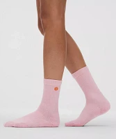 Women's Daily Stride Ribbed Comfort Crew Socks |