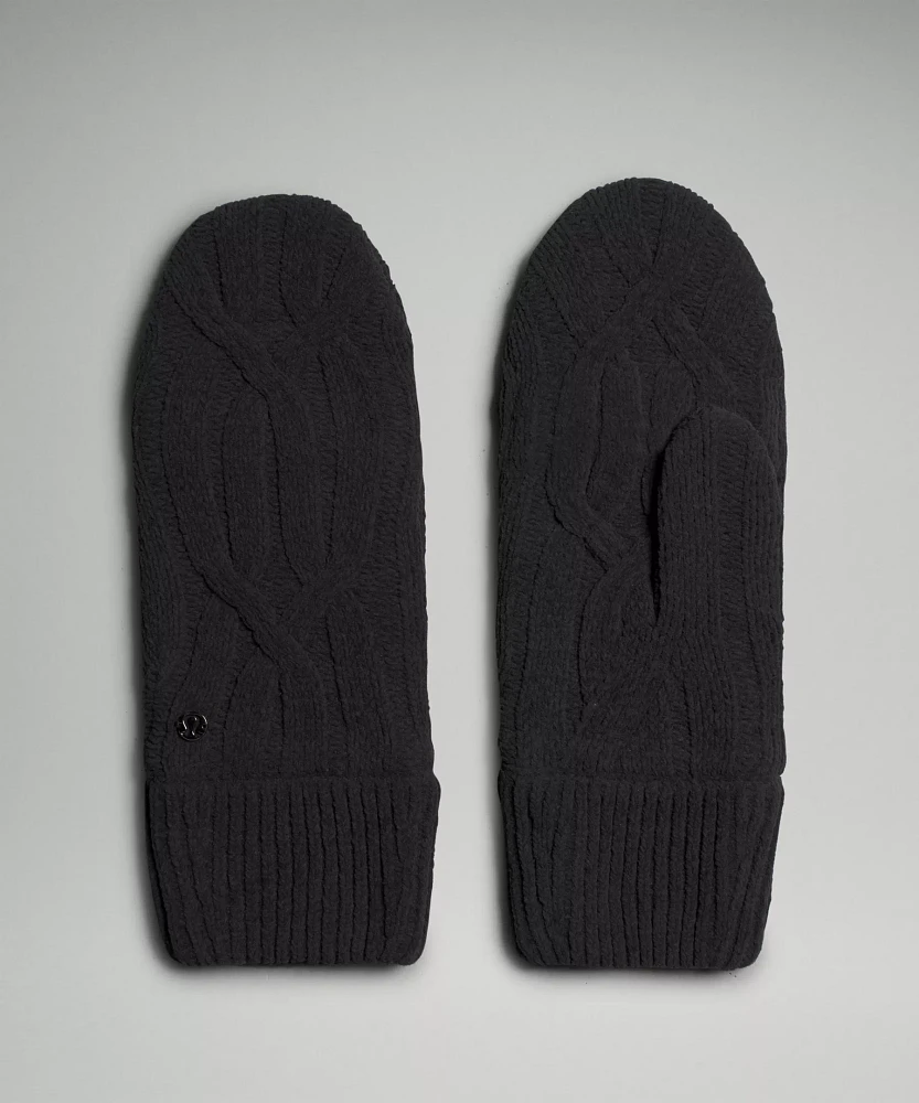 Women's Cable-Knit Fleece-Lined Mittens | Gloves & Cold Weather Acessories