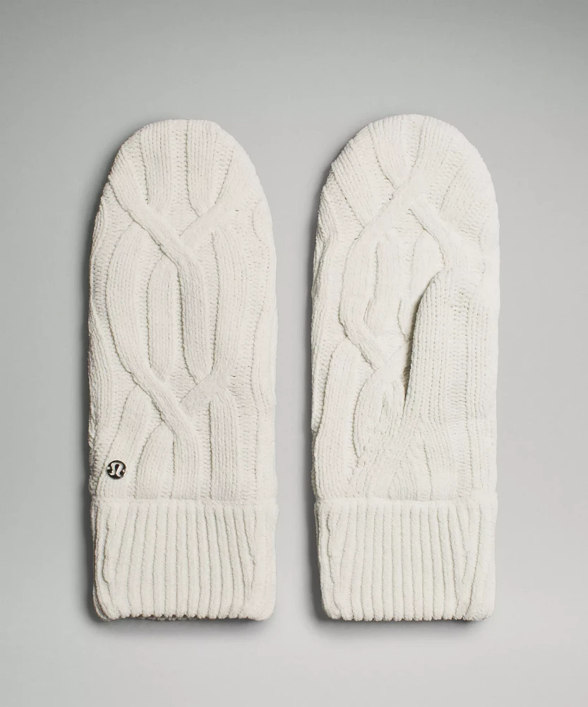 Women's Cable-Knit Fleece-Lined Mittens | Gloves & Cold Weather Acessories