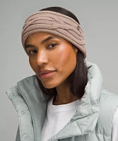 Women's Cable-Knit Fleece-Lined Ear Warmer | Gloves & Mittens Cold Weather Acessories