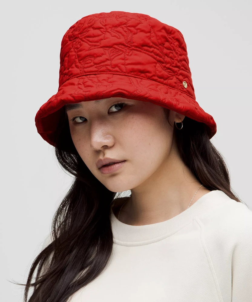 Lunar New Year Reversible Quilted Bucket Hat | Unisex Hats