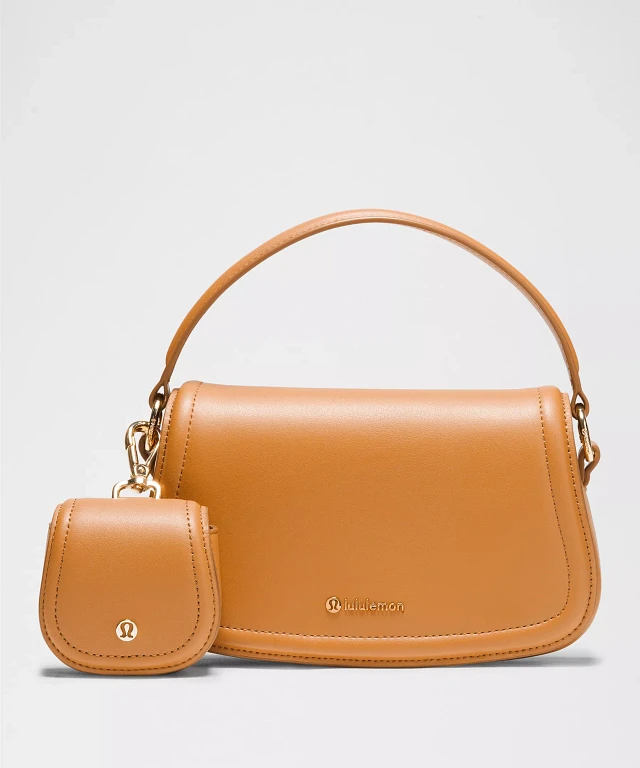 women's lululemon cross body bag Texas Longhorns Everywhere Crossbody Metal Hardware Cosmic Cliffs Exterior Zippered Pocket To The Best Ways to Color:TRVL Rodeo Check Indigo