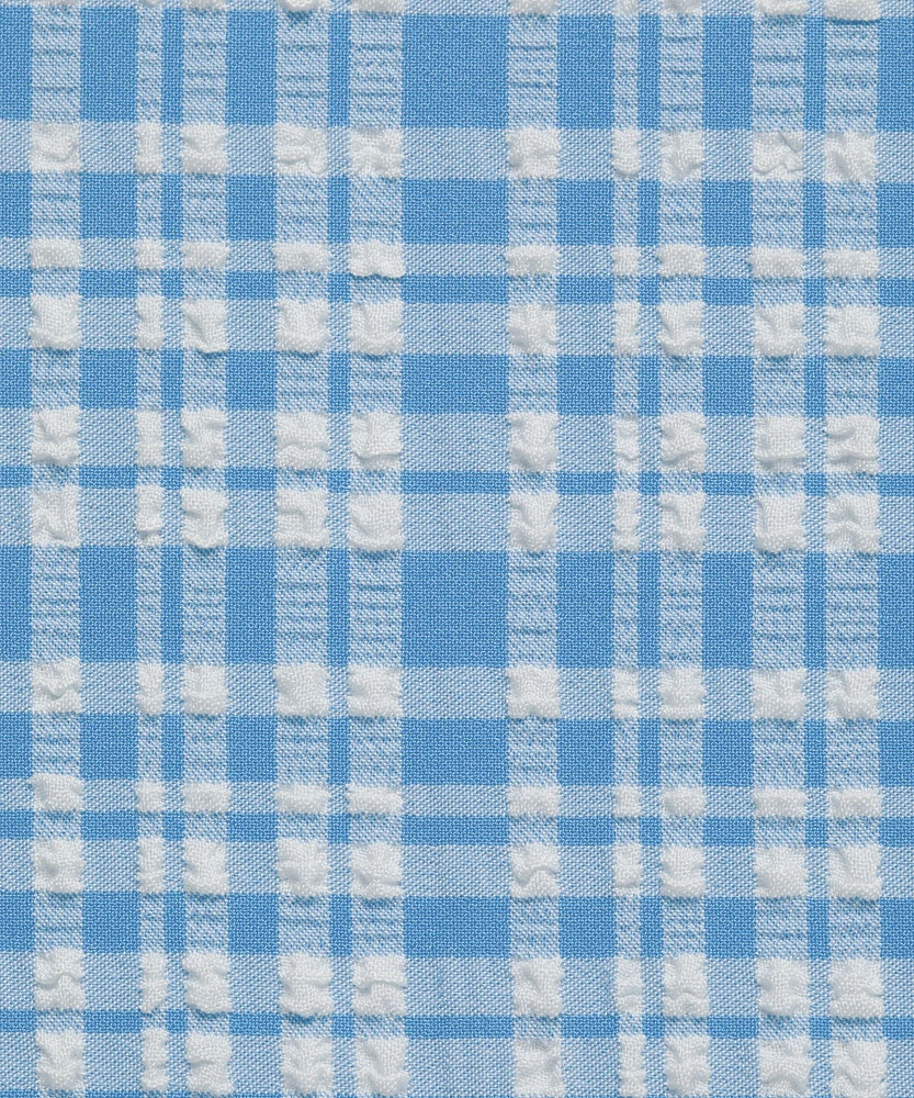 Women's Seersucker Check Wide-Brim Hat | Hats