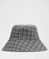 Women's Seersucker Check Wide-Brim Hat | Hats