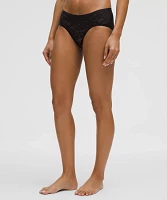 Lace Low-Rise Logo Hipster Underwear | Women's