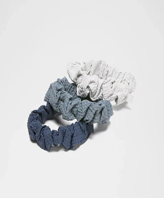 Uplifting Scrunchies Textured *3 Pack | Women's Hair Accessories