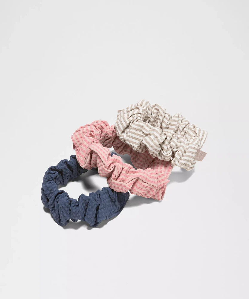 Uplifting Scrunchies Textured *3 Pack | Women's Hair Accessories
