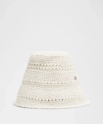 Cotton Crochet Bucket Hat | Women's Hats