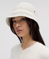 Cotton Crochet Bucket Hat | Women's Hats