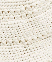Cotton Crochet Bucket Hat | Women's Hats