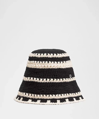 Cotton Crochet Bucket Hat | Women's Hats