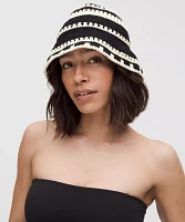 Cotton Crochet Bucket Hat | Women's Hats
