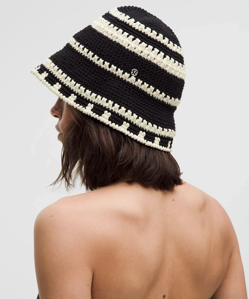 Cotton Crochet Bucket Hat | Women's Hats
