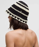 Cotton Crochet Bucket Hat | Women's Hats