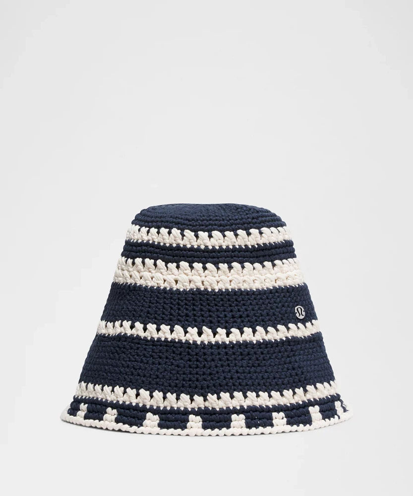 Cotton Crochet Bucket Hat | Women's Hats