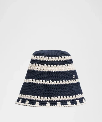 Cotton Crochet Bucket Hat | Women's Hats