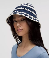 Cotton Crochet Bucket Hat | Women's Hats