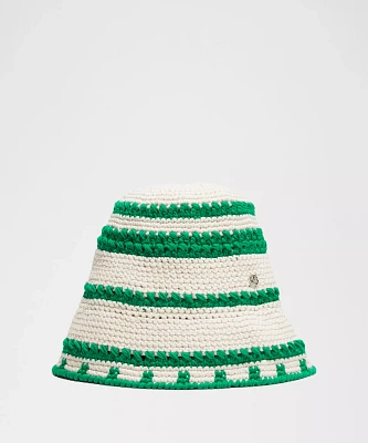 Cotton Crochet Bucket Hat | Women's Hats