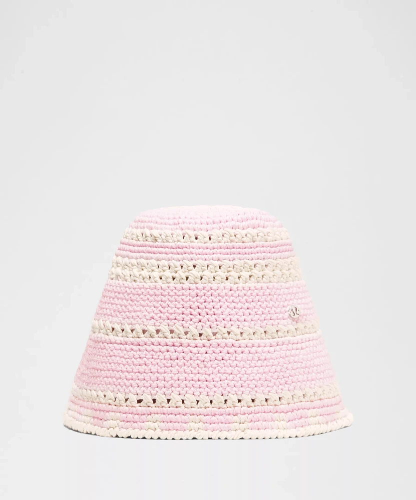 Cotton Crochet Bucket Hat | Women's Hats