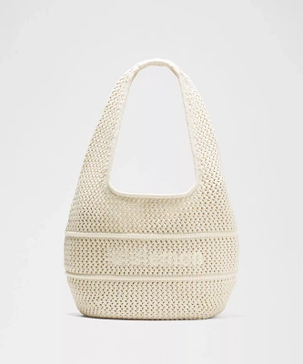 Cotton Crochet Shoulder Bag 7L | Women's Bags,Purses,Wallets