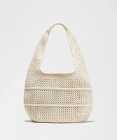 Cotton Crochet Shoulder Bag 7L | Women's Bags,Purses,Wallets