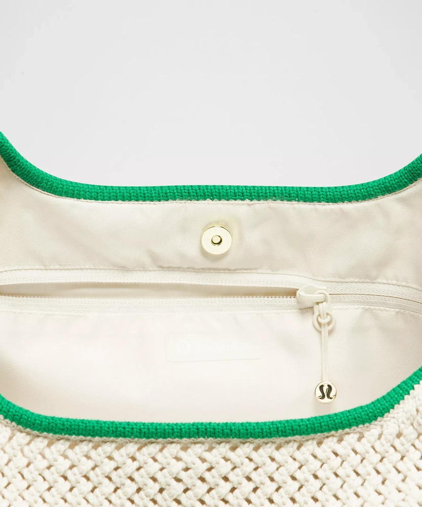 Cotton Crochet Shoulder Bag 7L | Women's Bags,Purses,Wallets