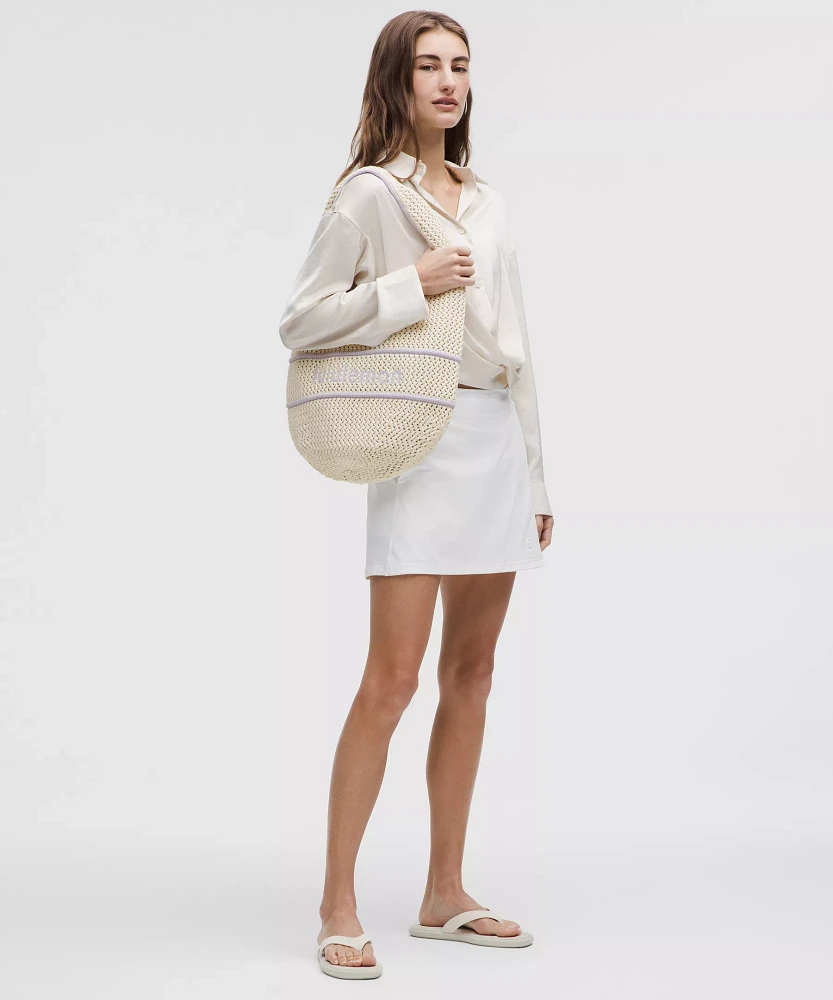 Cotton Crochet Shoulder Bag 7L | Women's Bags,Purses,Wallets