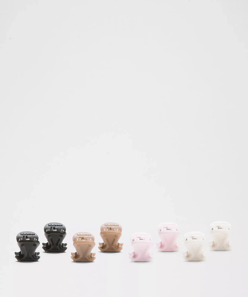 Mini Claw Logo Clip *8 Pack | Women's Hair Accessories