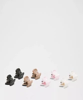 Mini Claw Logo Clip *8 Pack | Women's Hair Accessories