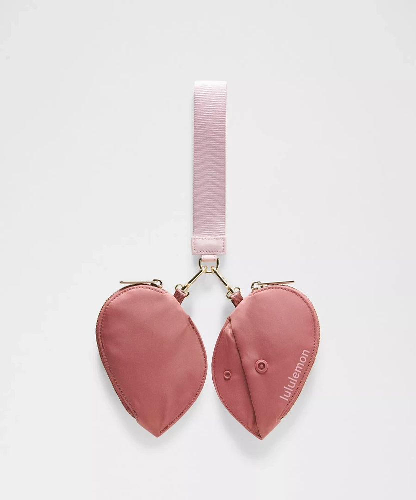 Dual Pouch Wristlet *Heart | Women's Bags,Purses,Wallets