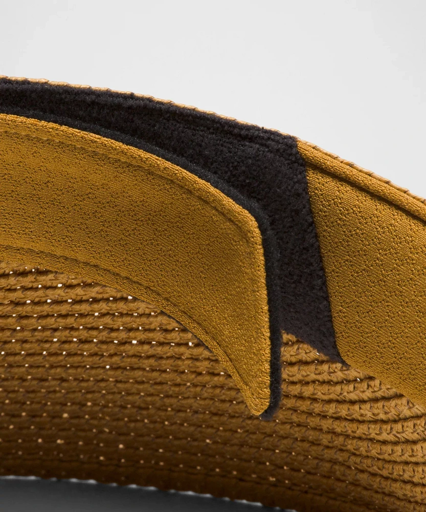 Women's Paper Straw Removable Sweatband Visor | Hats